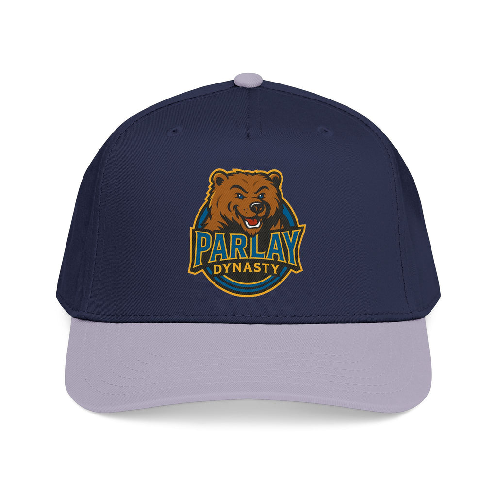 Parlay Dynasty Bear Mid-Profile Baseball Cap — Embroidered Sports Team Hat