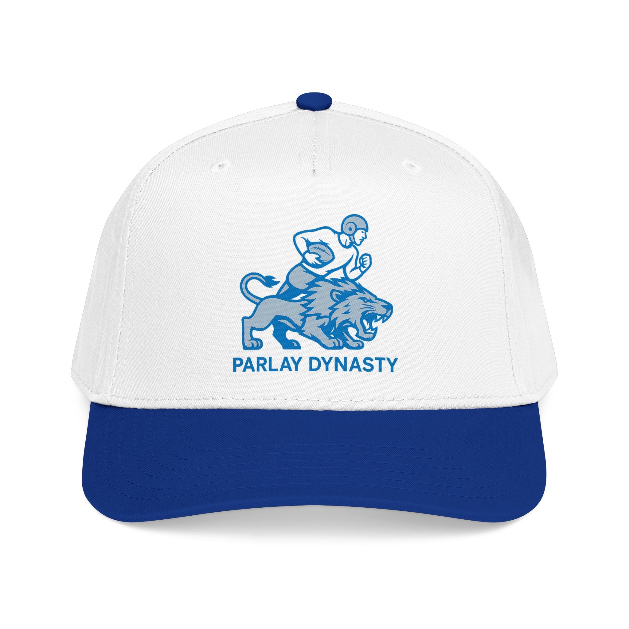 Parlay Dynasty Lion Football Logo Baseball Cap