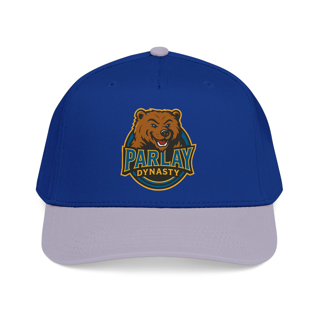 Parlay Dynasty Bear Mid-Profile Baseball Cap — Embroidered Sports Team Hat