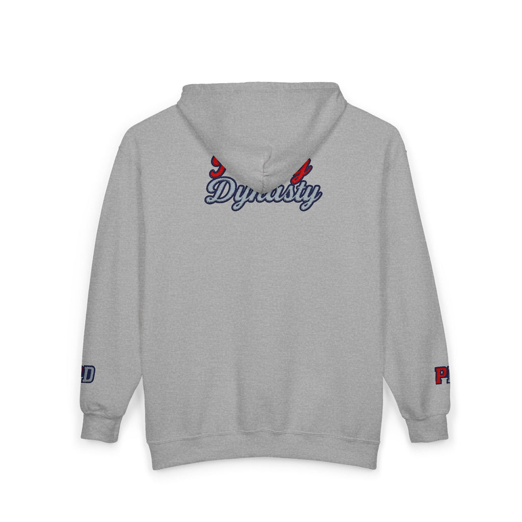 Zip Hoodie with Small Smiley Logo – Casual Everyday Full-Zip Sweatshirt