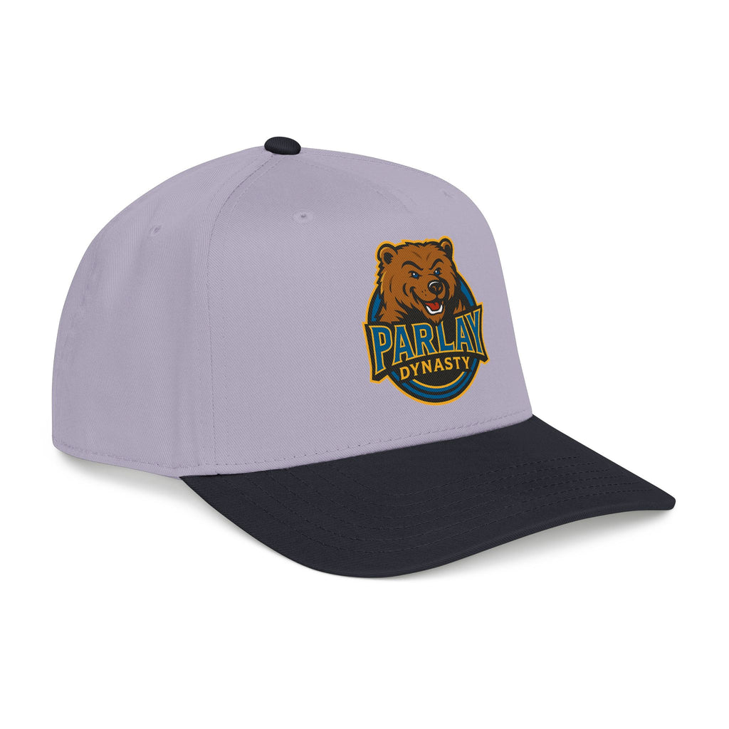 Parlay Dynasty Bear Mid-Profile Baseball Cap — Embroidered Sports Team Hat