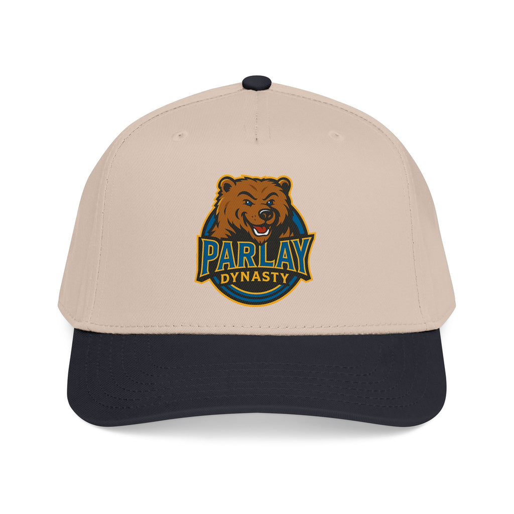 Parlay Dynasty Bear Mid-Profile Baseball Cap — Embroidered Sports Team Hat