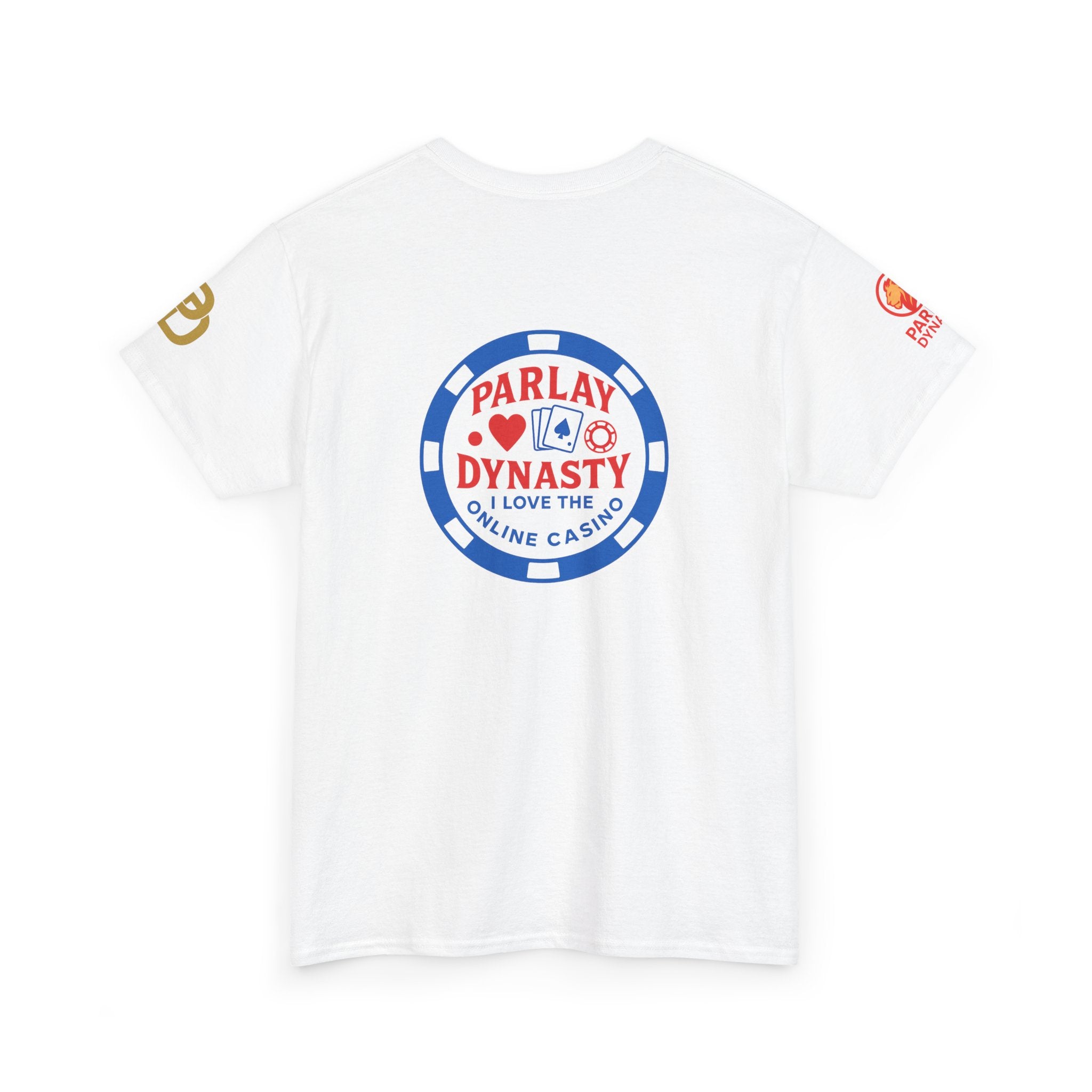 Parlay Dynasty Casino Chip T‑Shirt — 'Parlay Dynasty: I Love the Online Casino' Graphic Tee