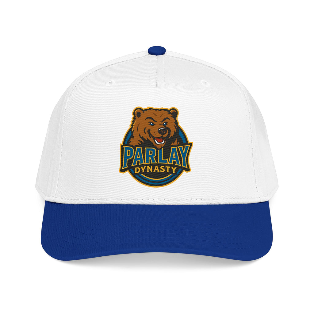 Parlay Dynasty Bear Mid-Profile Baseball Cap — Embroidered Sports Team Hat
