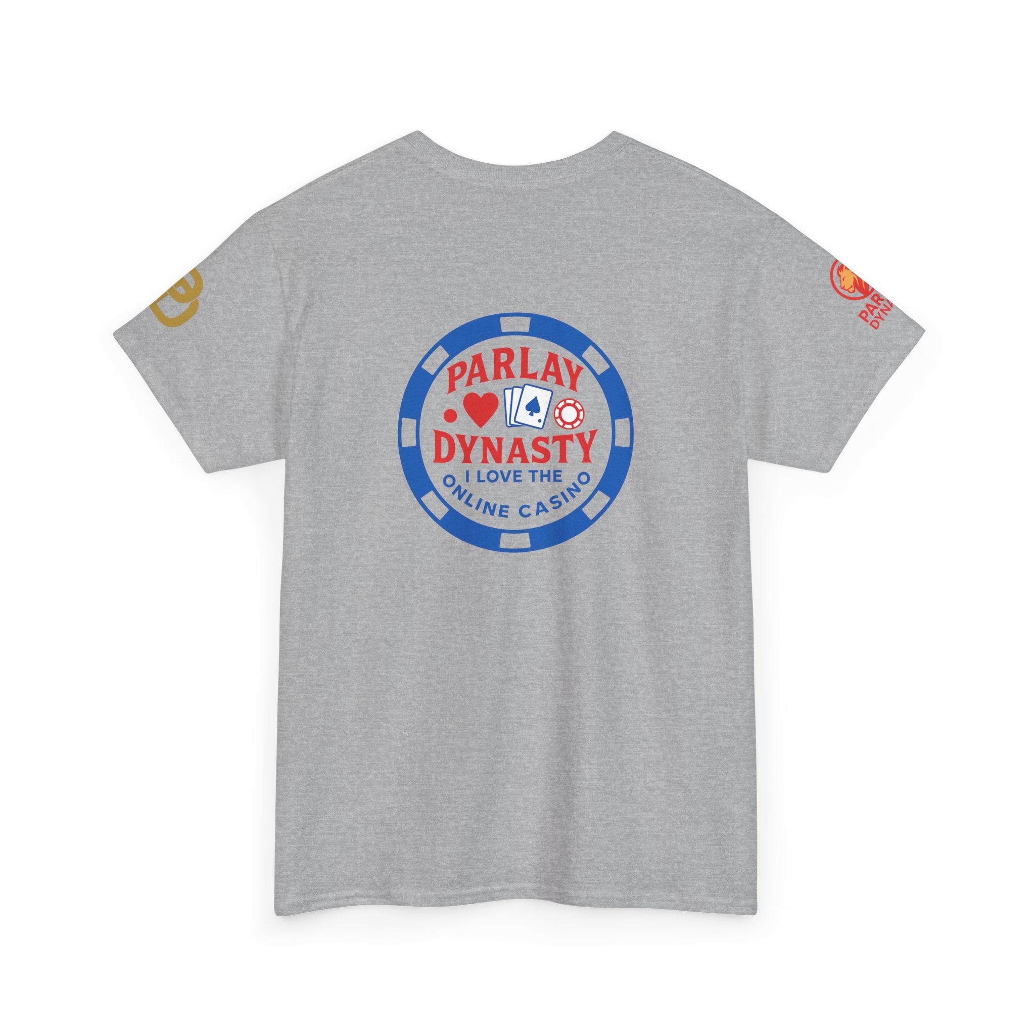 Parlay Dynasty Casino Chip T‑Shirt — 'Parlay Dynasty: I Love the Online Casino' Graphic Tee