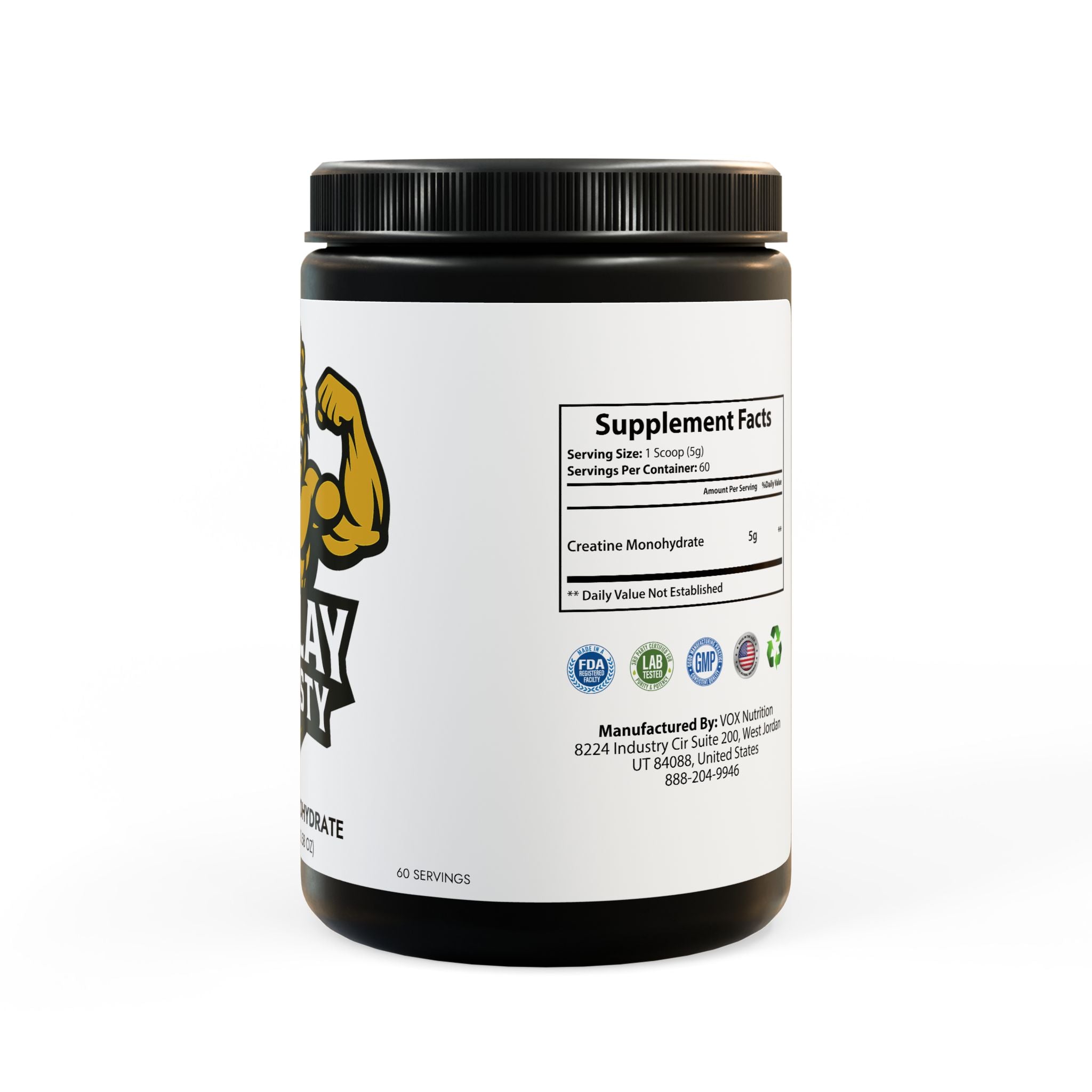 Creatine Monohydrate Supplement (300g, 10.58oz)