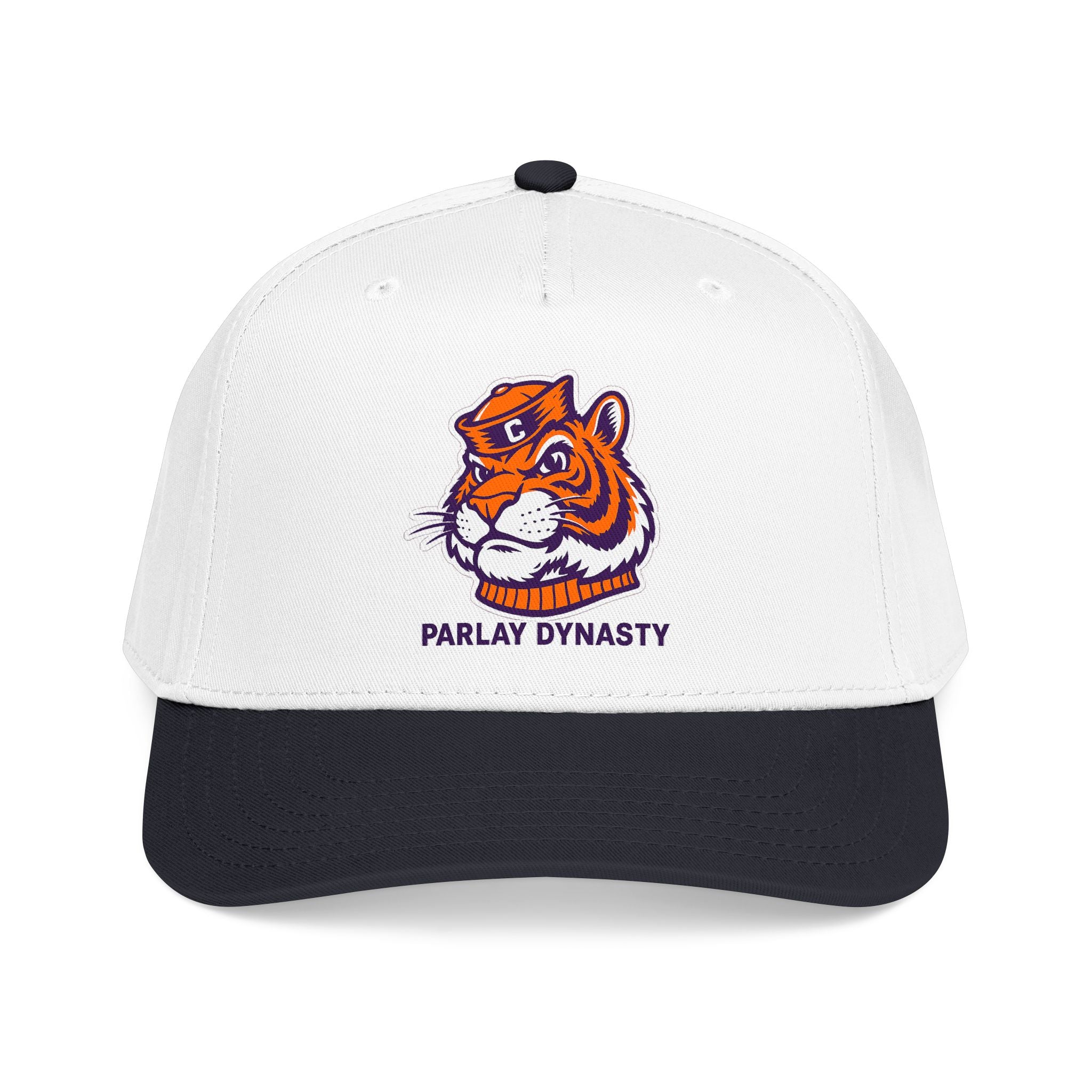 Tiger Head Cap — Parlay Dynasty Embroidered Baseball Hat