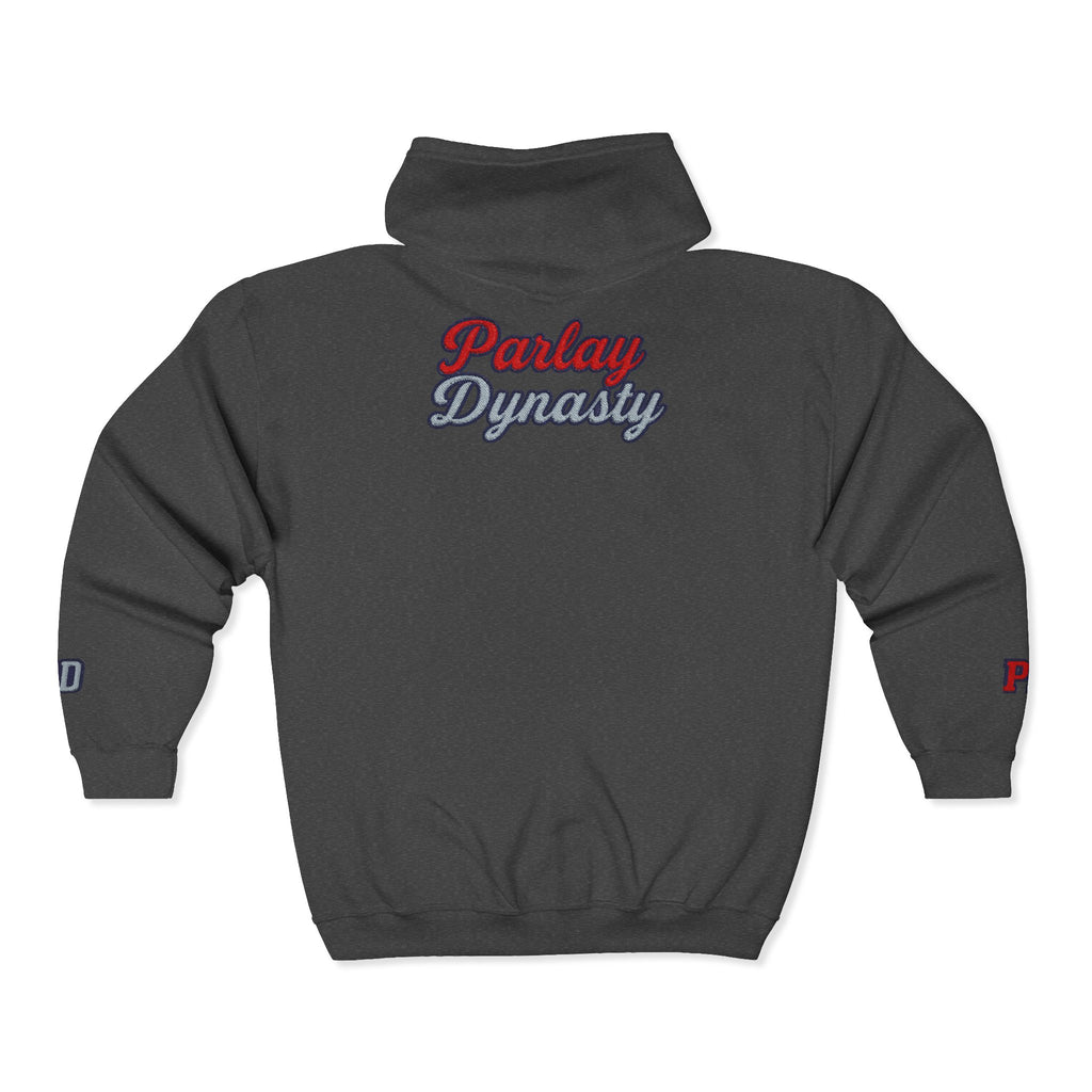 Zip Hoodie with Small Smiley Logo – Casual Everyday Full-Zip Sweatshirt
