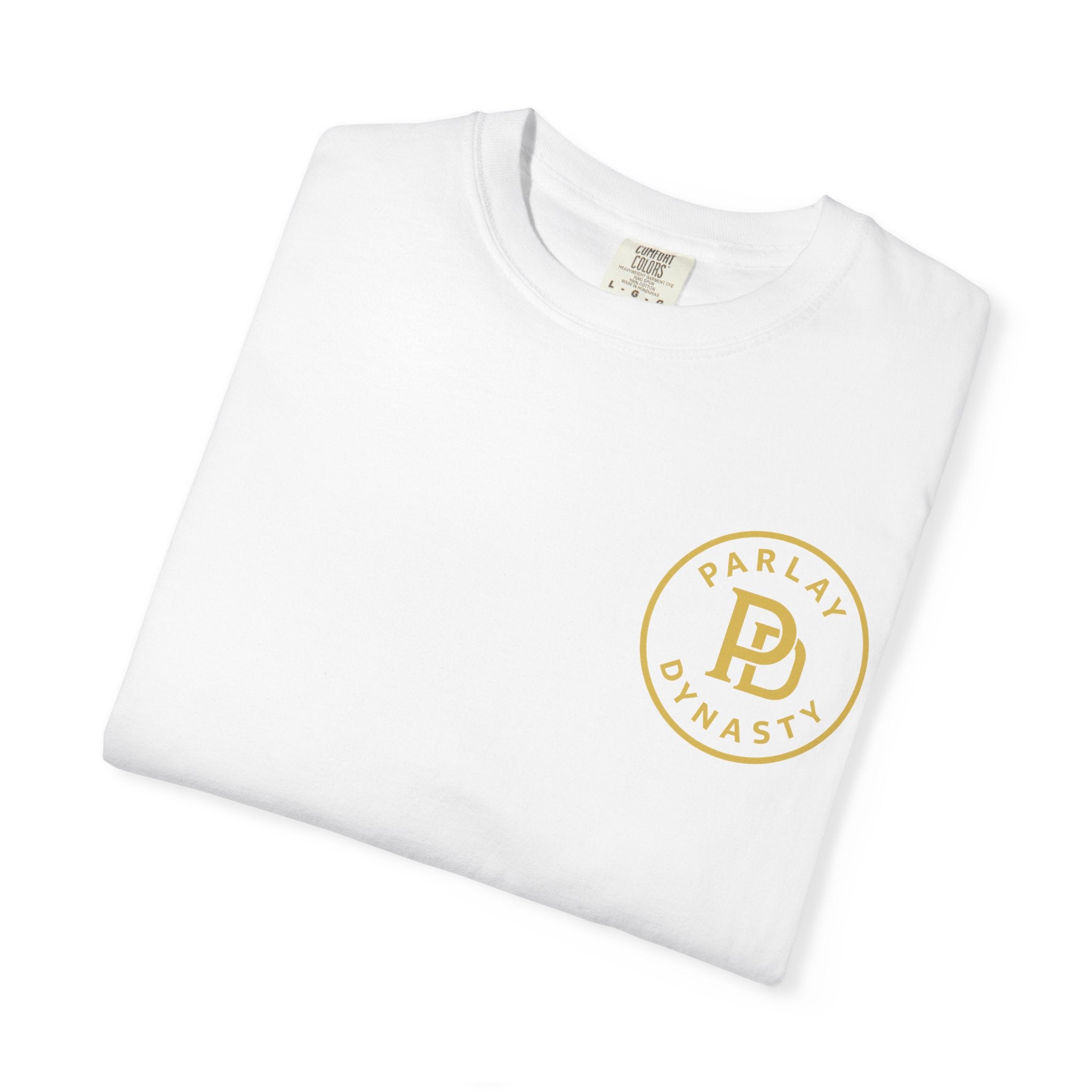 Parlay Dynasty Logo T‑Shirt — "Need More Free Play" Casino Sports Betting Tee