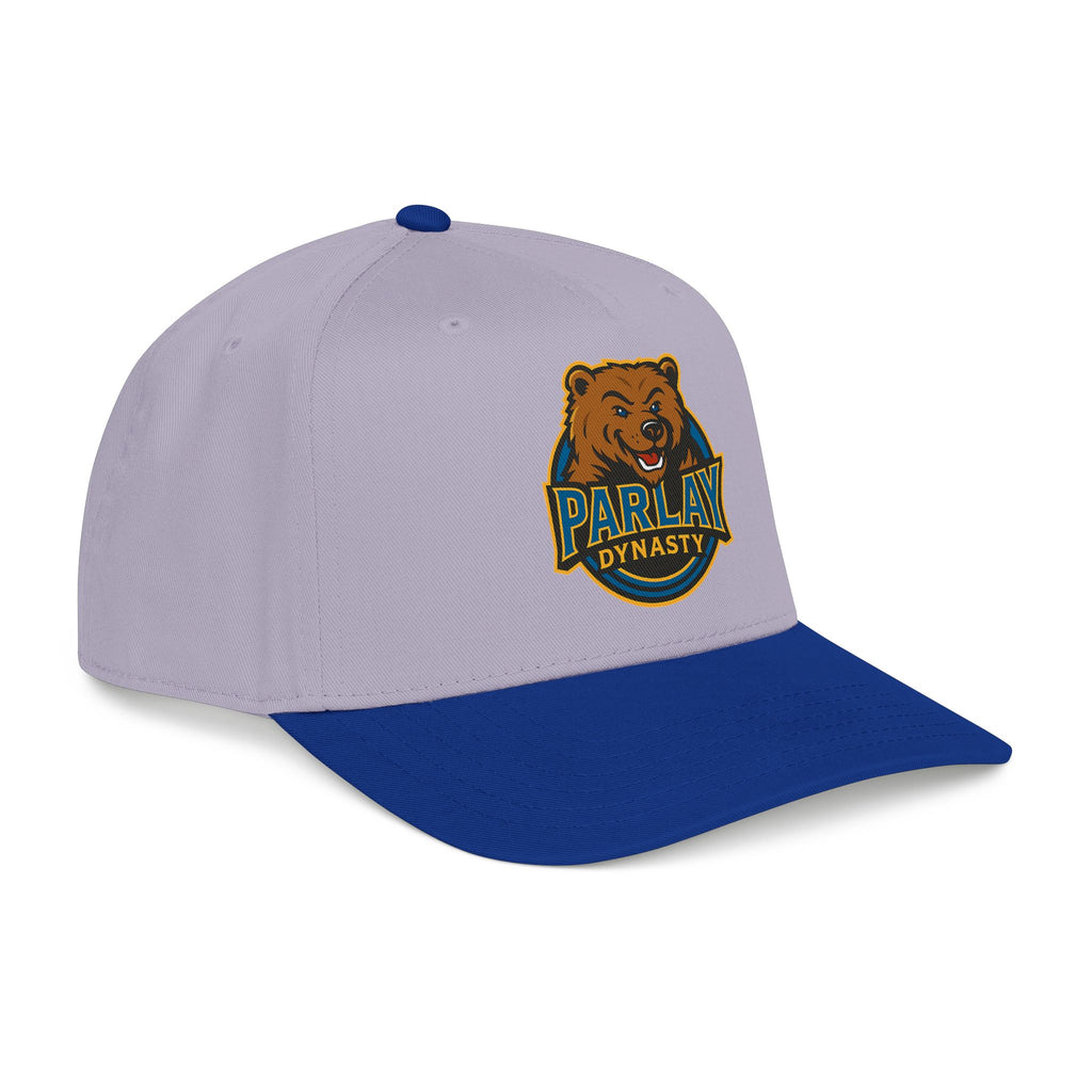 Parlay Dynasty Bear Mid-Profile Baseball Cap — Embroidered Sports Team Hat