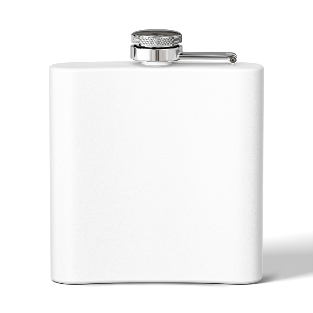Parlay Dynasty 6oz Stainless Steel Flask — Lion Logo Pocket Flask for Sports Fans & Tailgates