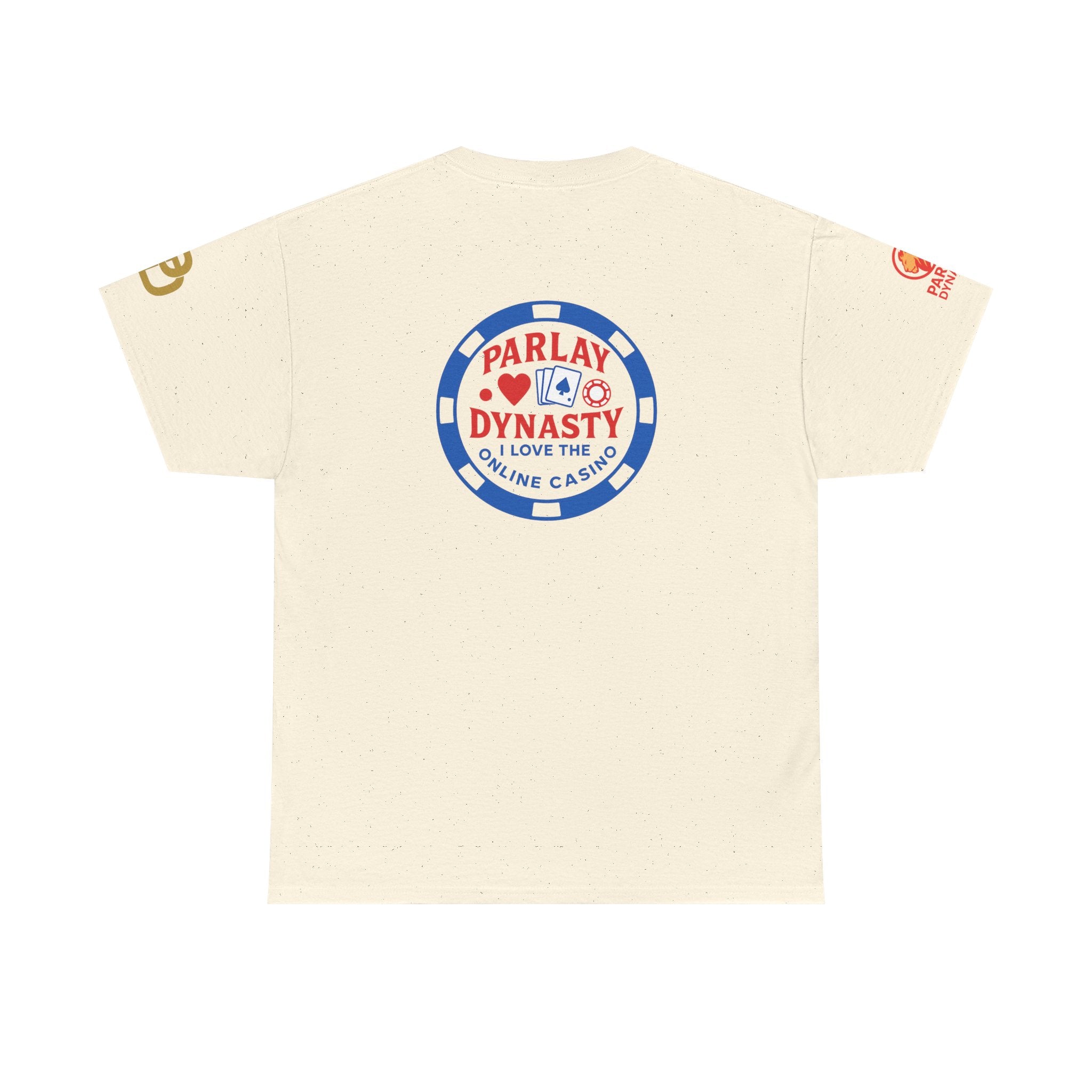 Parlay Dynasty Casino Chip T‑Shirt — 'Parlay Dynasty: I Love the Online Casino' Graphic Tee