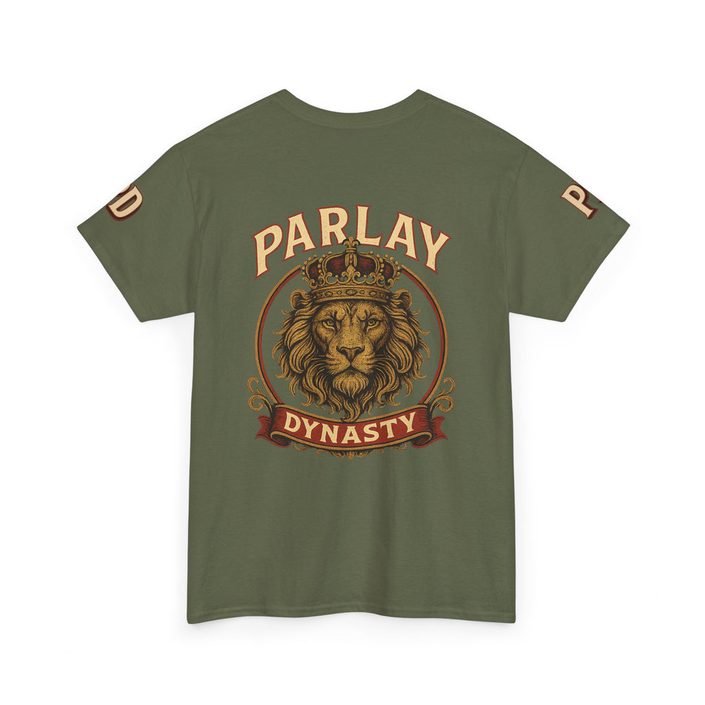 Parlay Dynasty Lion T‑Shirt — Sports Betting Fan Tee