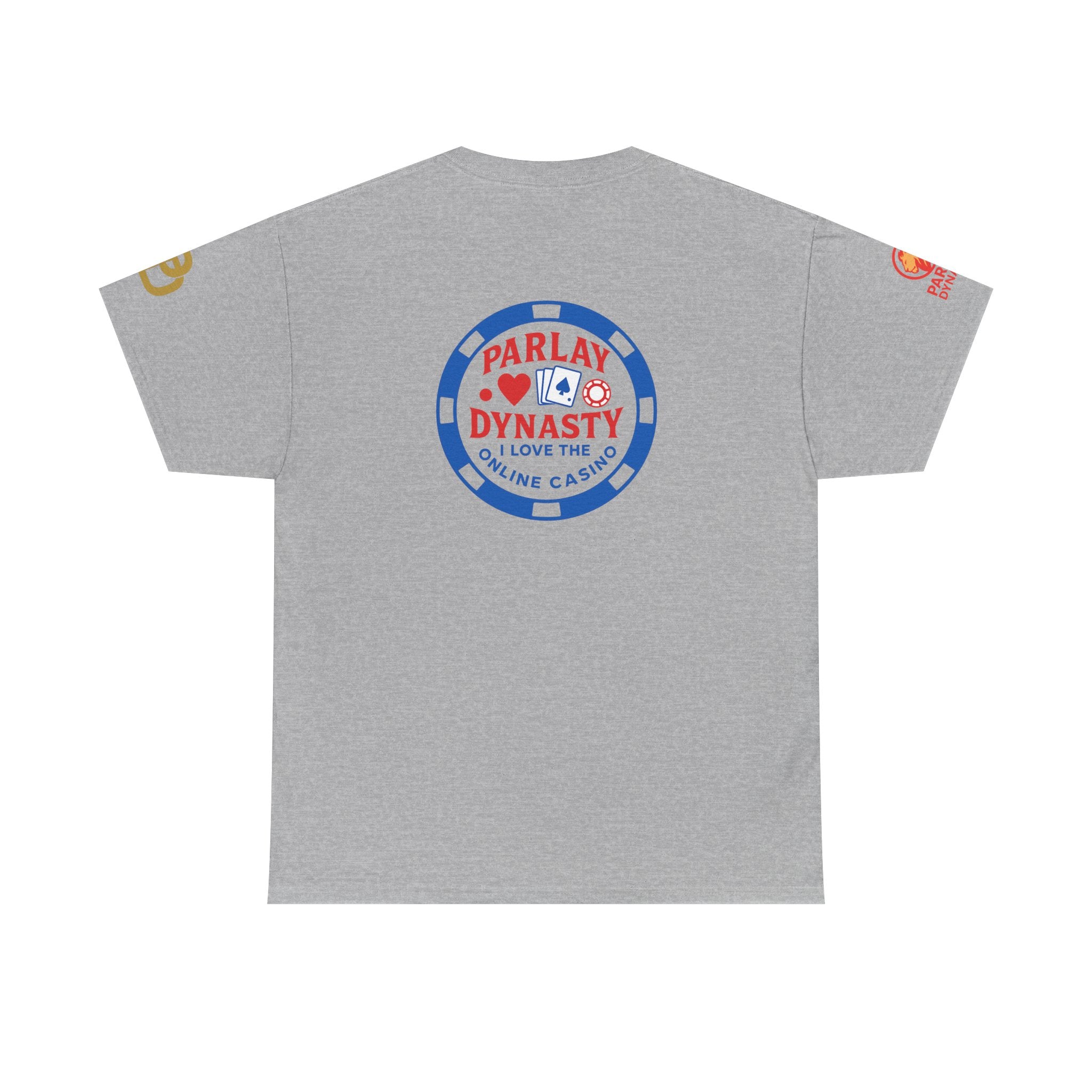 Parlay Dynasty Casino Chip T‑Shirt — 'Parlay Dynasty: I Love the Online Casino' Graphic Tee