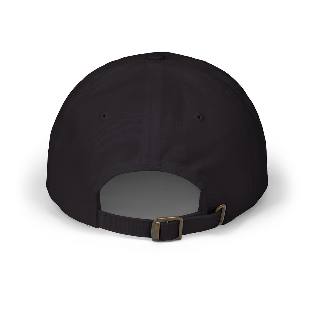 Embroidered PD Dad Cap — Vintage Script Patch Baseball Hat
