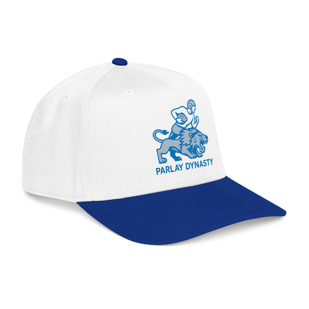 Parlay Dynasty Lion Football Logo Baseball Cap