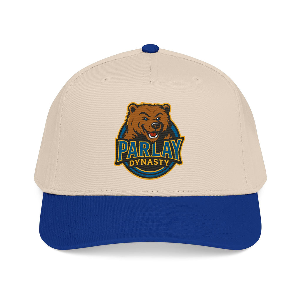 Parlay Dynasty Bear Mid-Profile Baseball Cap — Embroidered Sports Team Hat