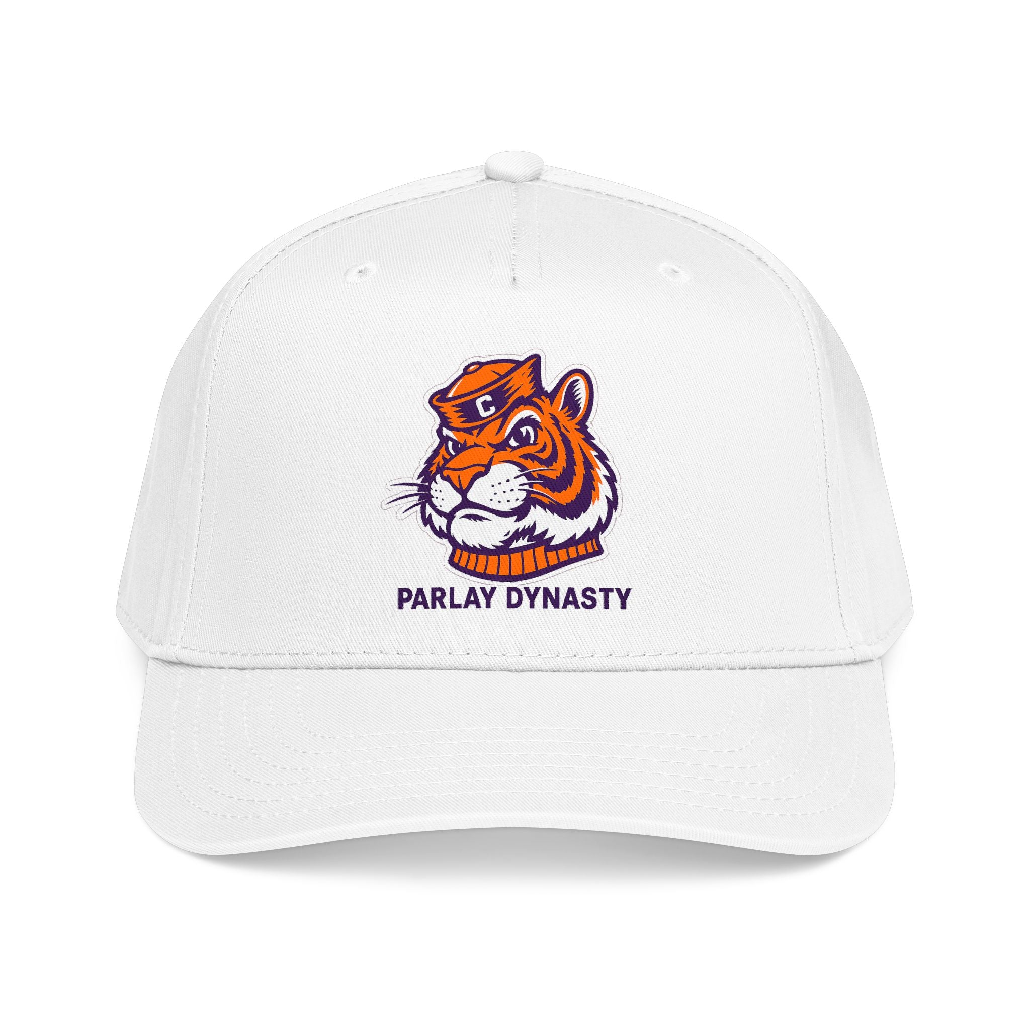Tiger Head Cap — Parlay Dynasty Embroidered Baseball Hat