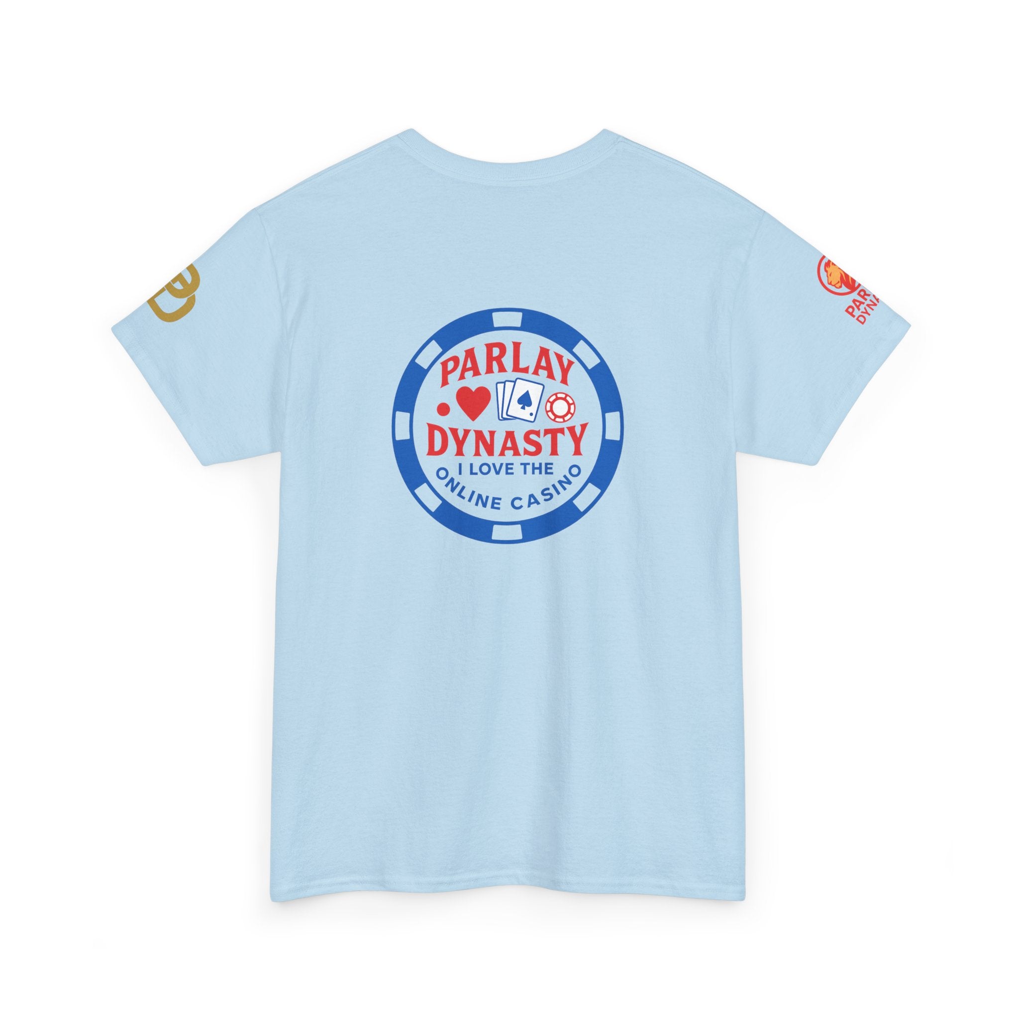 Parlay Dynasty Casino Chip T‑Shirt — 'Parlay Dynasty: I Love the Online Casino' Graphic Tee