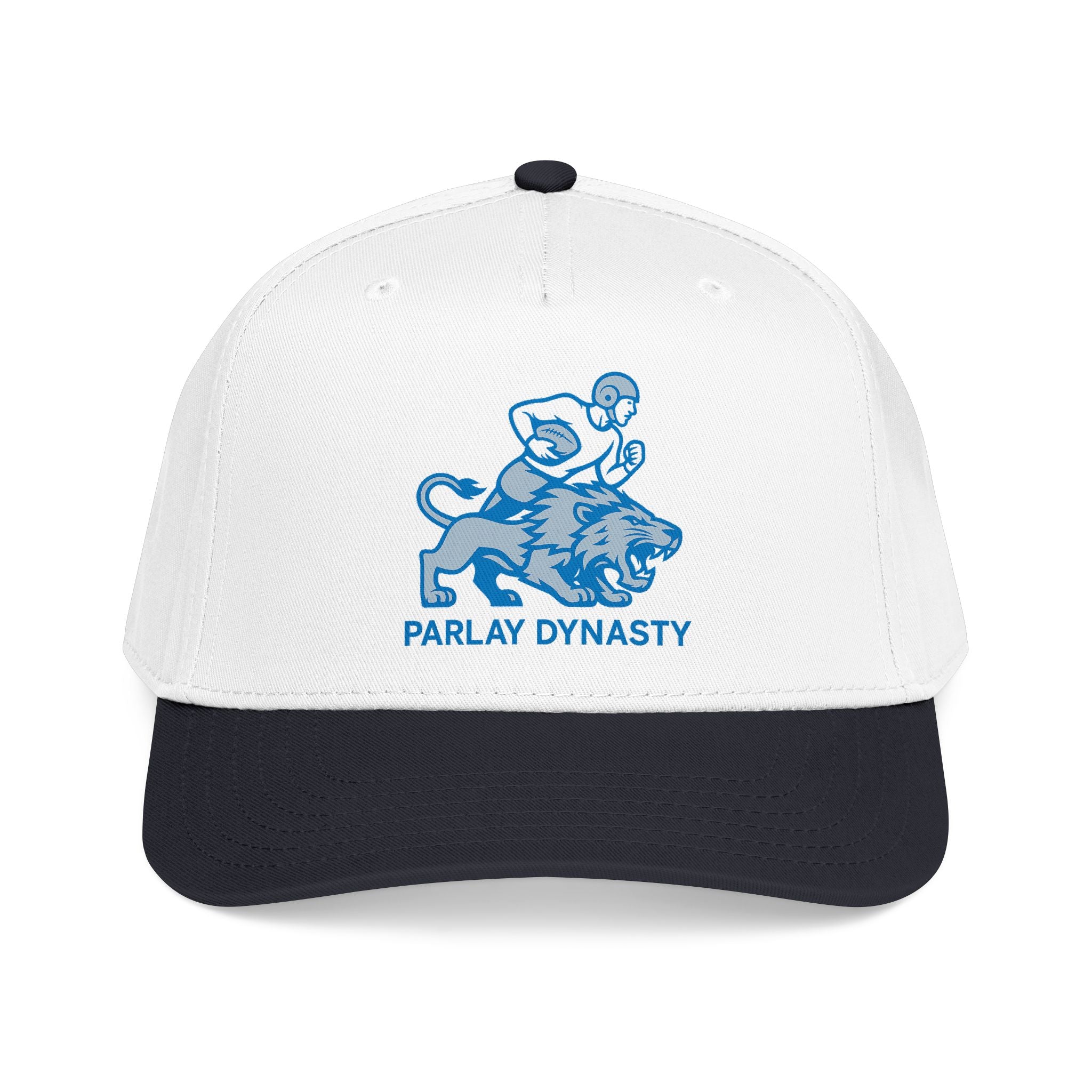 Parlay Dynasty Lion Football Logo Baseball Cap