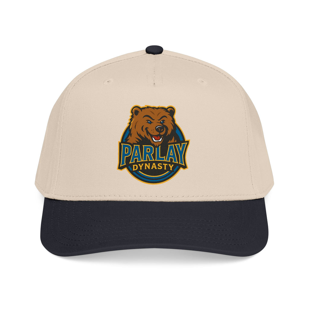 Parlay Dynasty Bear Mid-Profile Baseball Cap — Embroidered Sports Team Hat