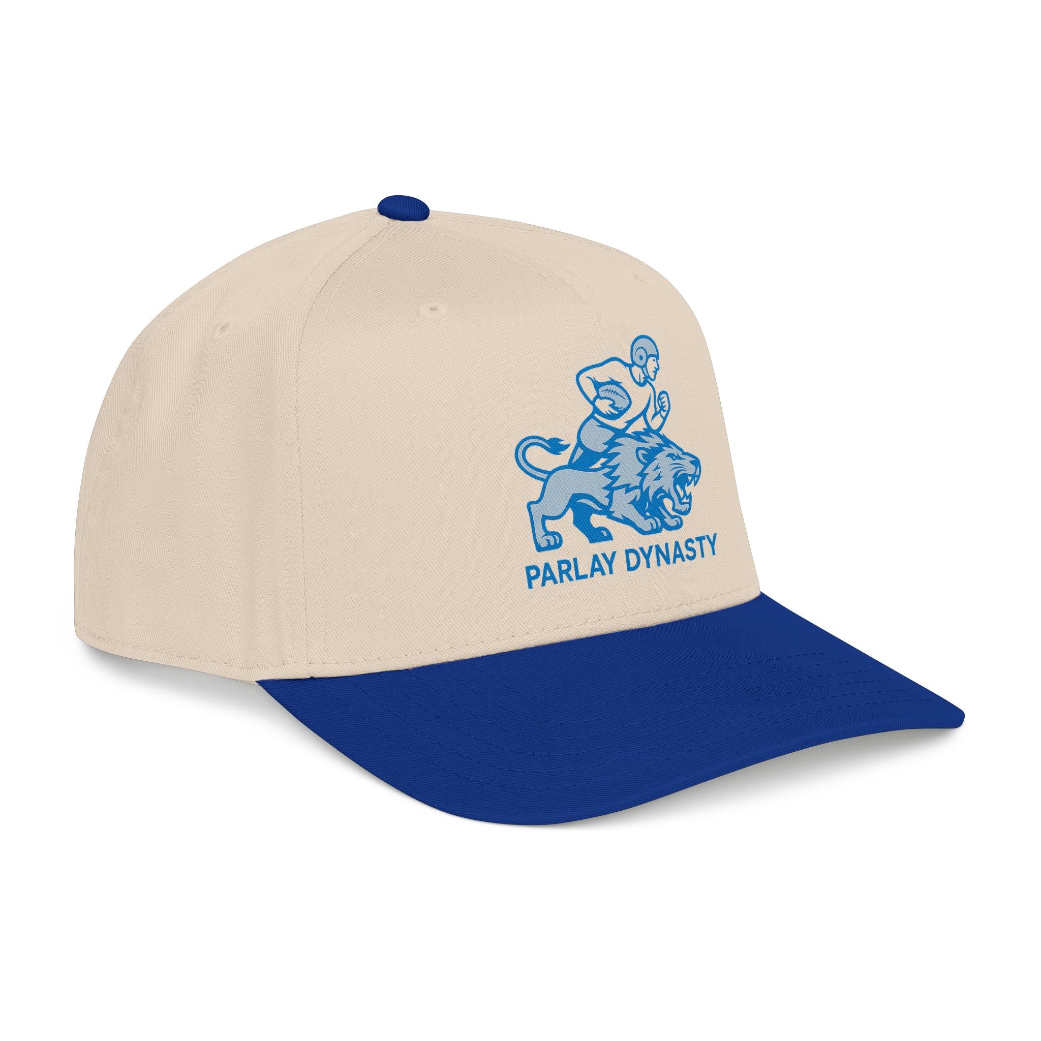 Parlay Dynasty Lion Football Logo Baseball Cap