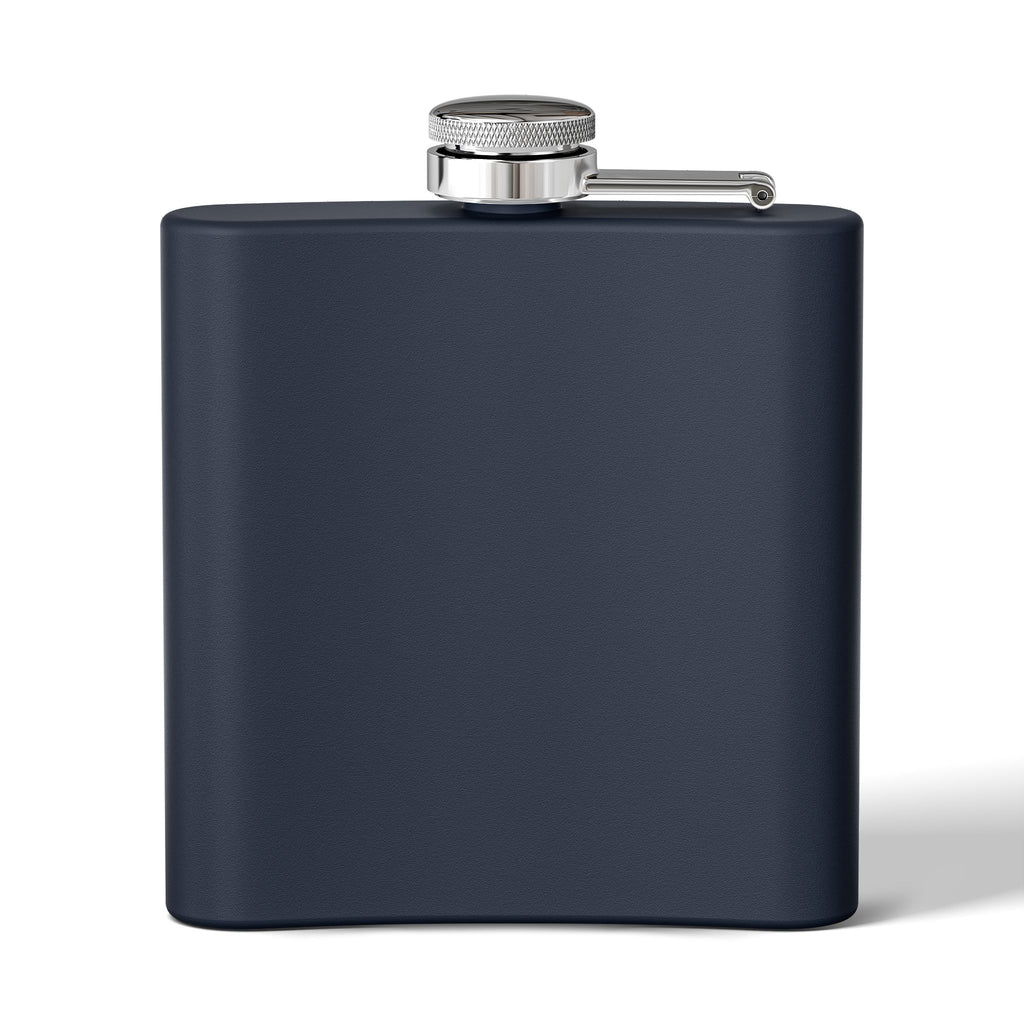 Parlay Dynasty 6oz Stainless Steel Flask — Lion Logo Pocket Flask for Sports Fans & Tailgates