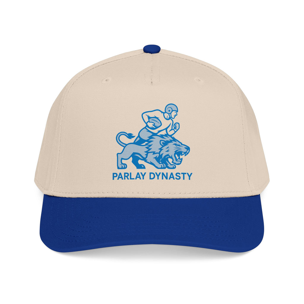 Parlay Dynasty Lion Football Logo Baseball Cap