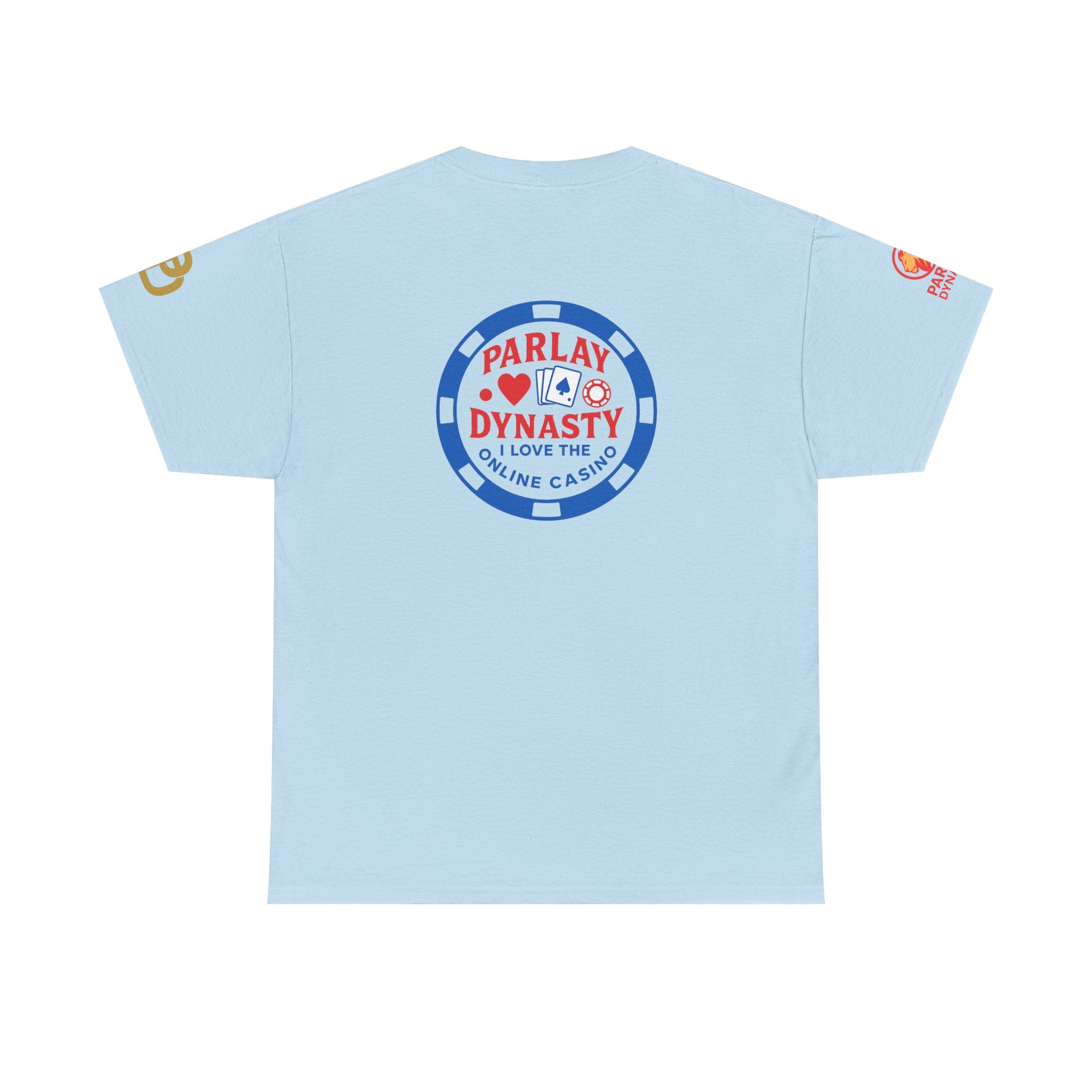 Parlay Dynasty Casino Chip T‑Shirt — 'Parlay Dynasty: I Love the Online Casino' Graphic Tee