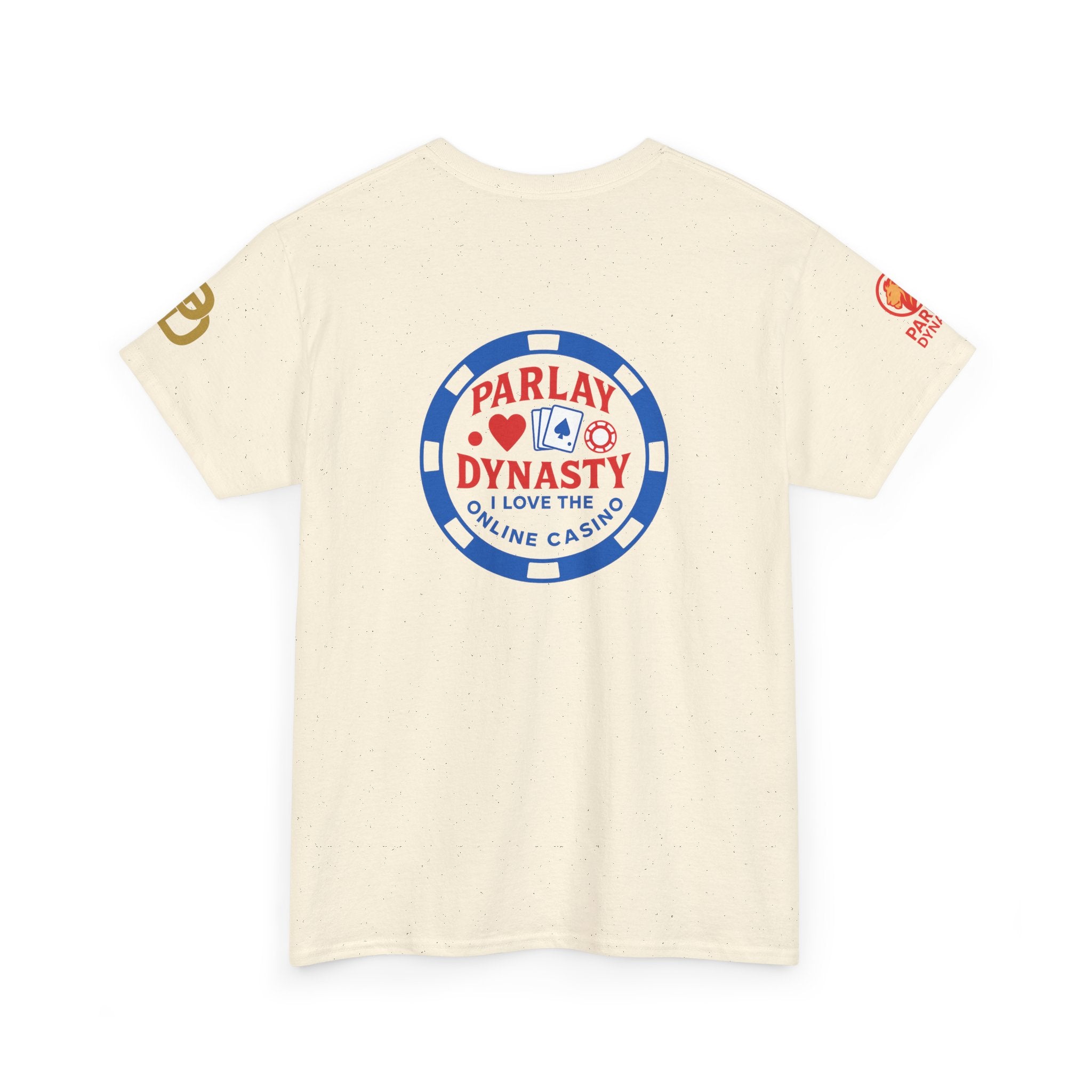 Parlay Dynasty Casino Chip T‑Shirt — 'Parlay Dynasty: I Love the Online Casino' Graphic Tee