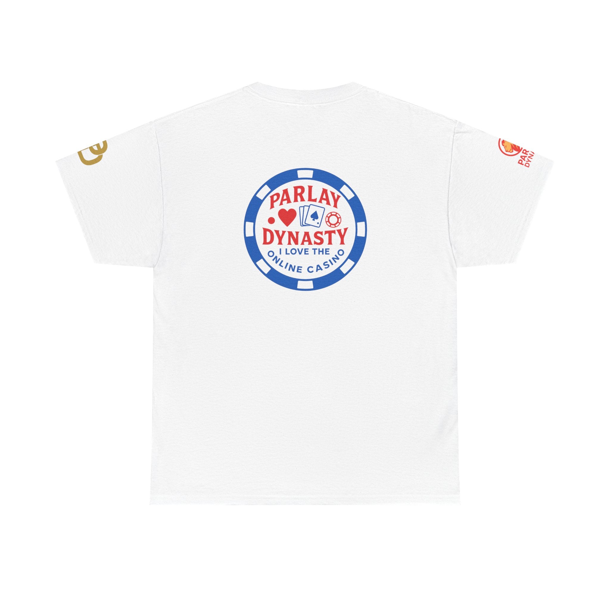 Parlay Dynasty Casino Chip T‑Shirt — 'Parlay Dynasty: I Love the Online Casino' Graphic Tee