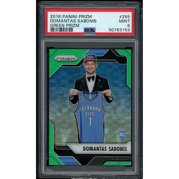 2016-17 Panini Prizm Domantas Sabonis #255 Rookie Card – Oklahoma City Thunder
