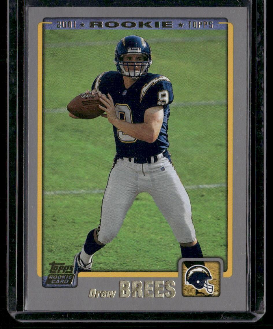 2001 Topps Drew Brees #328 Rookie Card