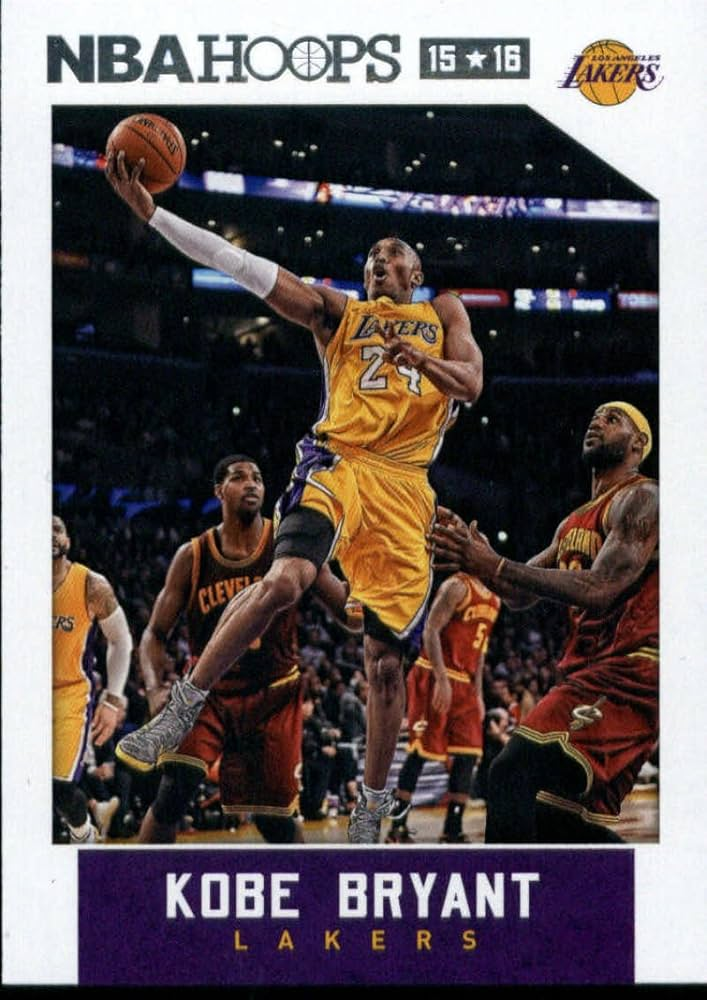 2015-16 Panini NBA Hoops Kobe Bryant #172 — Lakers Legend